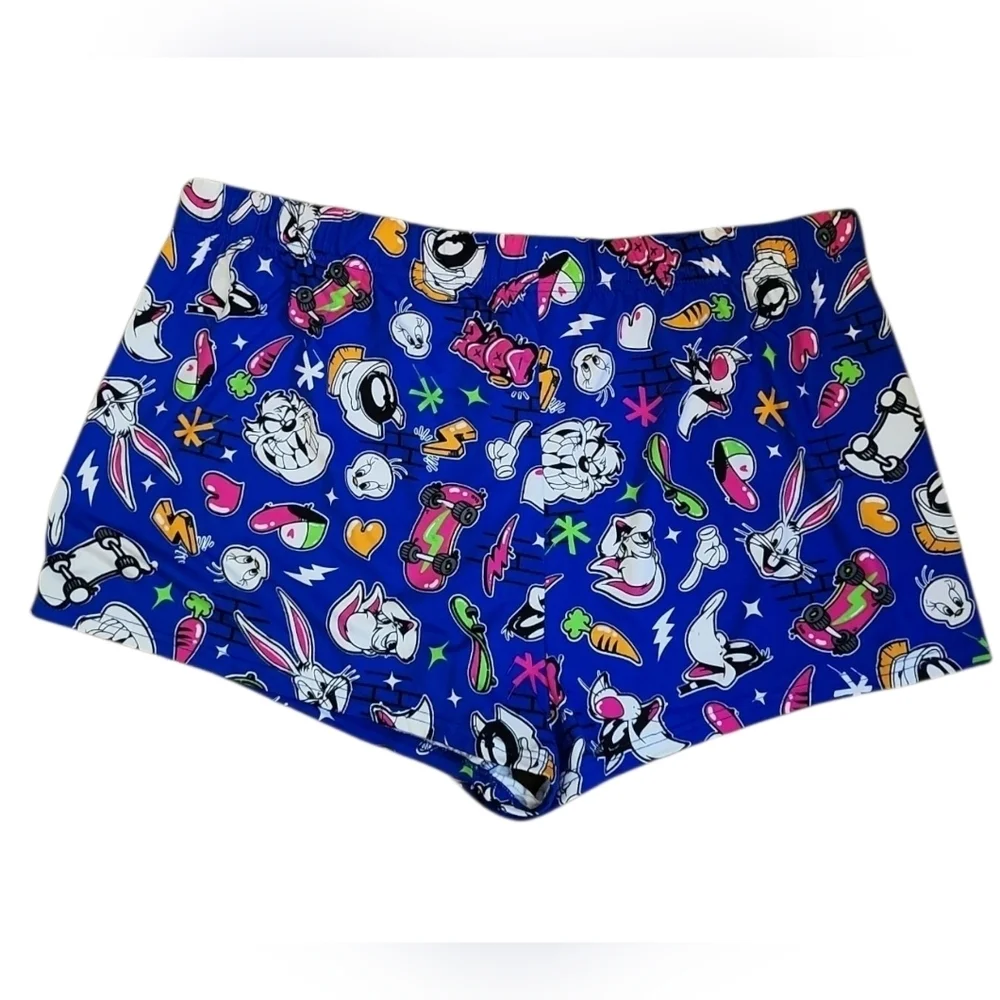 Looney Tunes Pajama Shorts Bugs Bunny Taz Daffy Duck